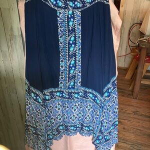 Boho High-Low Midi Skirt